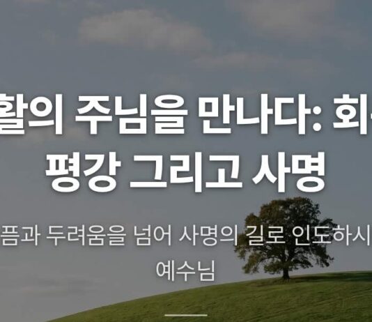 카드뉴스 | 부활의 주님을 만나다: 회복, 평강 그리고 사명
